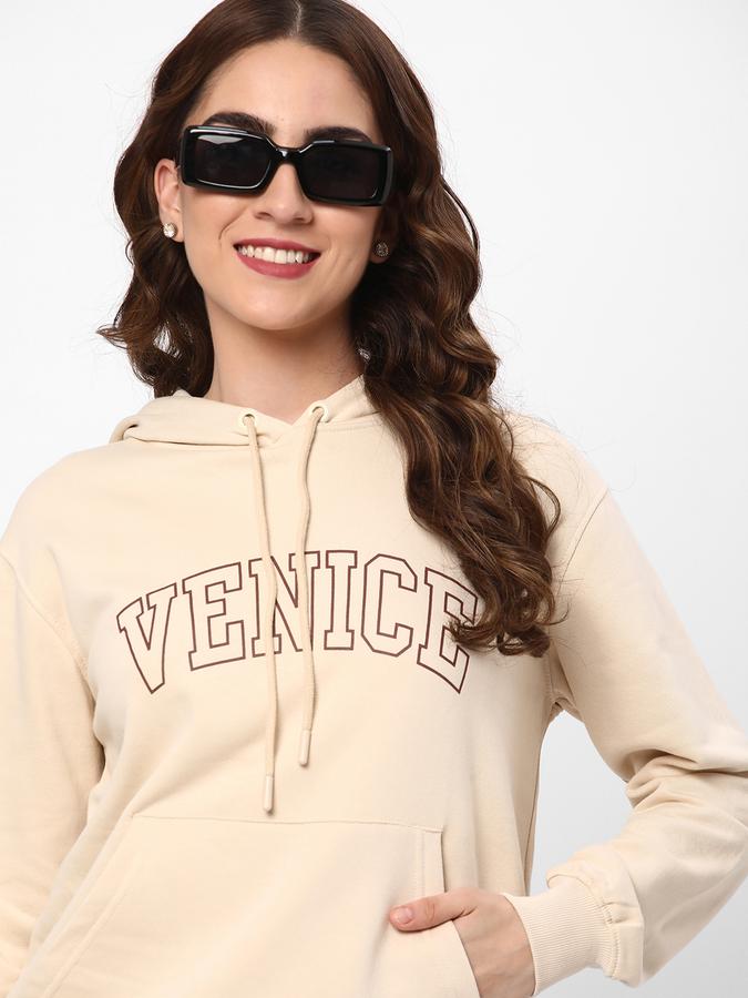 R&B Women Beige Sweatshirts