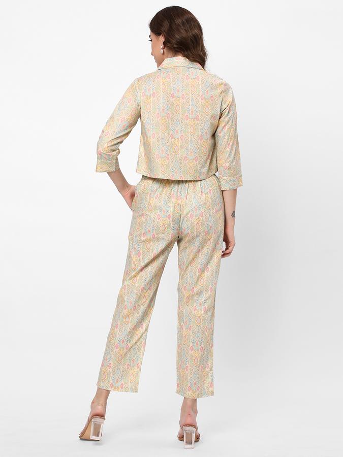 Women Printed 2-Piece Top & Pants Set image number 2