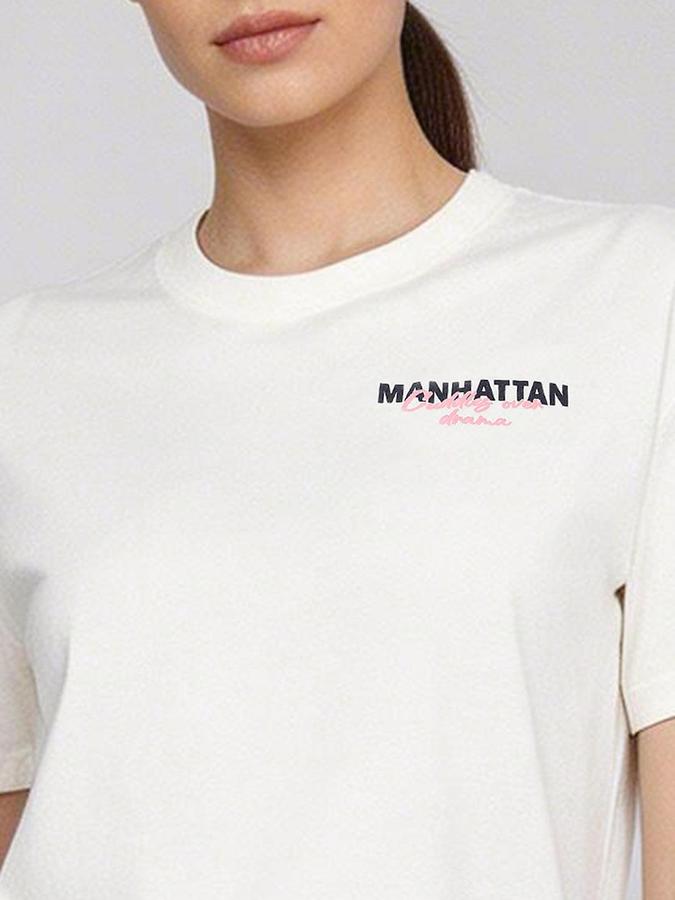 R&B Beige Solid Women Regular fit Top 