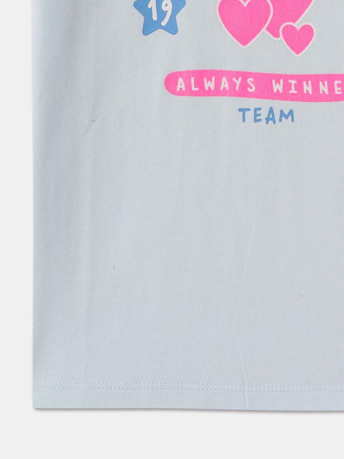 R&B GIRLS Short Sleeves GRAPHIC TEE image number 3