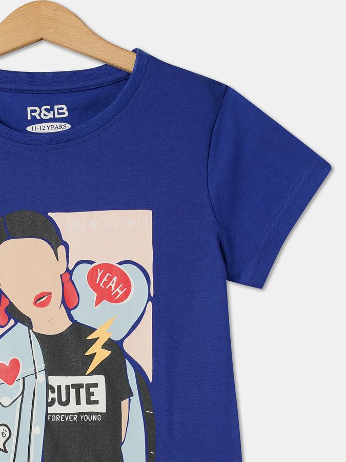 R&B Girls Blue T-Shirts image number 2