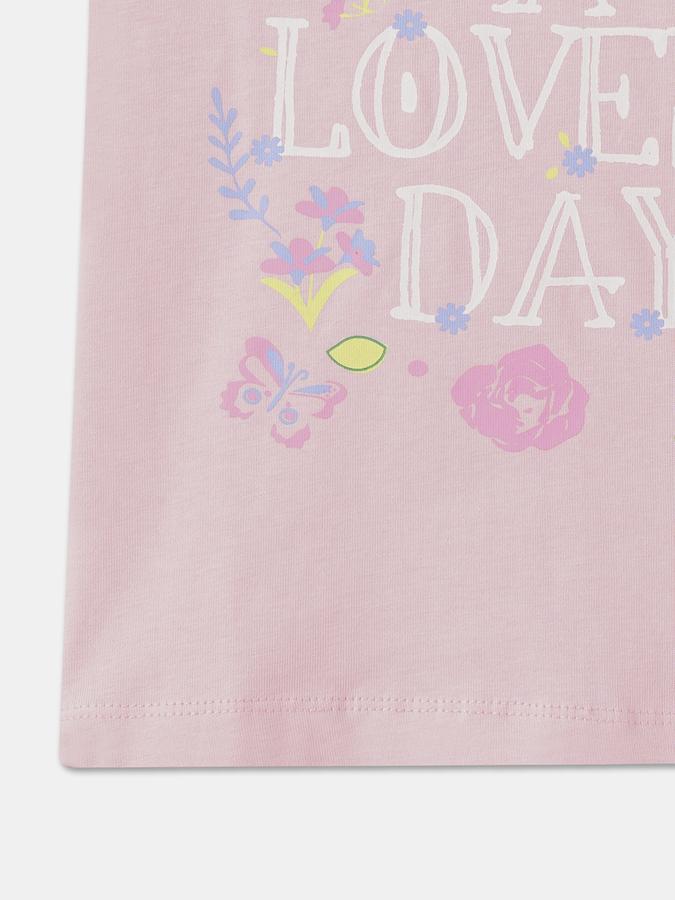 Girls Regular Fit Short Sleeve Crew Neck T-Shirt