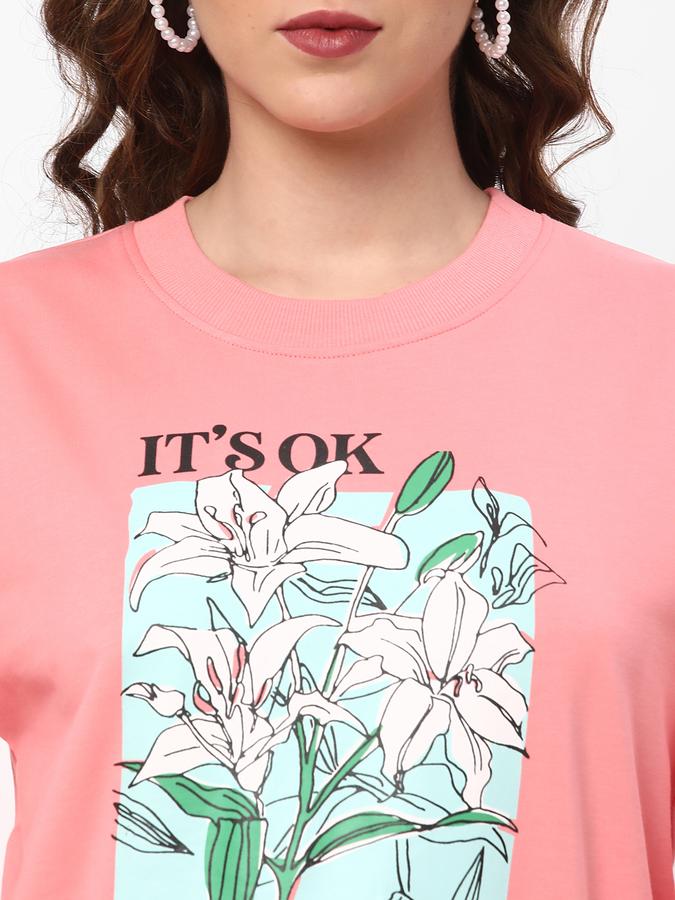 R&B Women Pink Sweatshirts image number 3