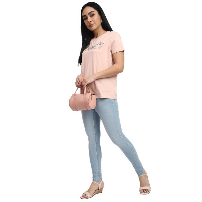 R&B Women Light Blue Solid Skinny-Fit Jeans