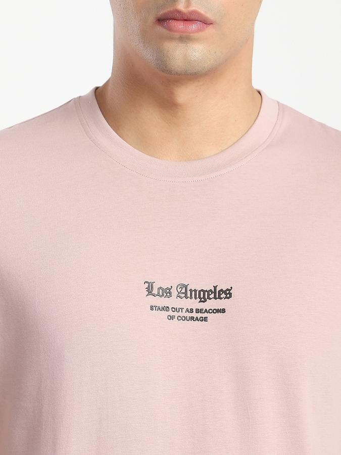Men Cotton Regular Fit Crew Neck Graphic T-shirt