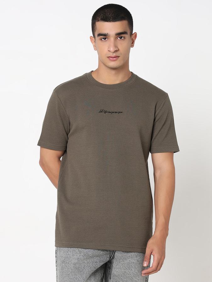 R&B MENS TEXTURE TEE, RELAX FIT image number 1