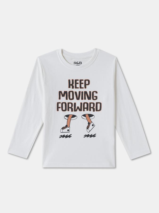 R&B BOYS PRINTED REGULAR GRAPHIC TEE