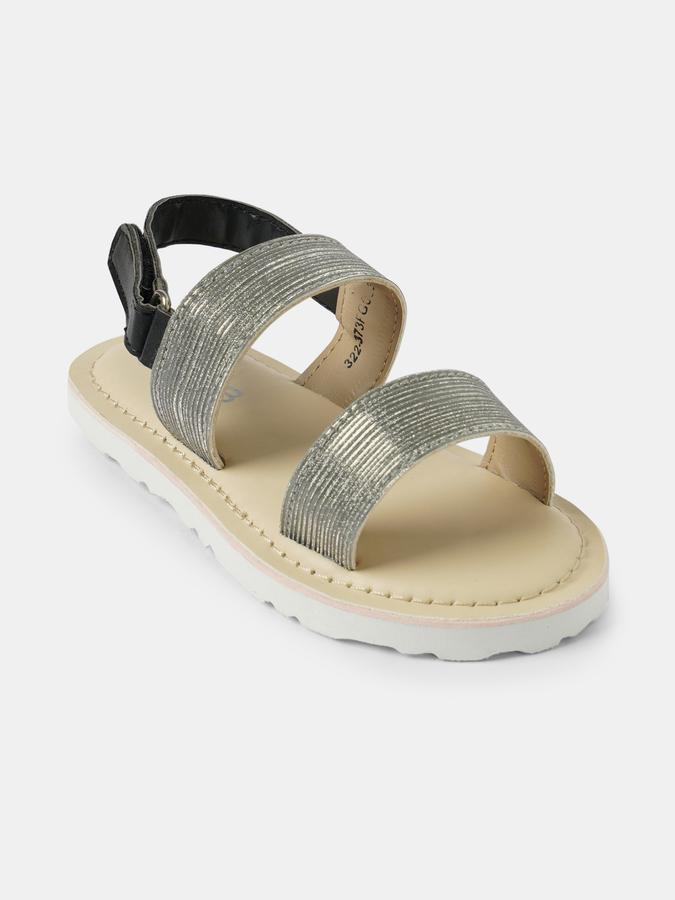 R&B Girls Grey Sandals image number 2