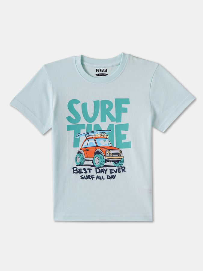 Boys Regular Fit Short Sleeve Crew Neck T-Shirt