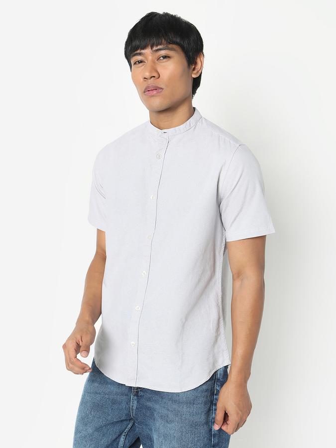 R&B Men's Solid Casual Shirt image number 1