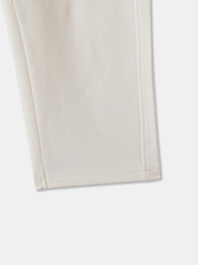 Boys Cotton Regular Fit Drawstring Waist Solid Track Pants