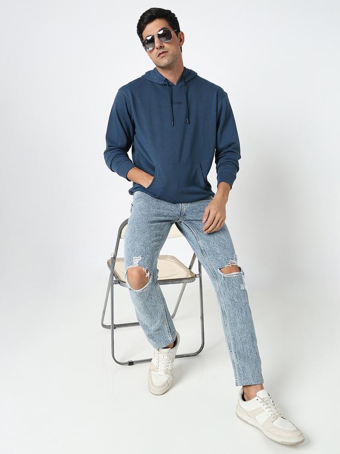 Full Sleeve Solid Men Sweatshirt