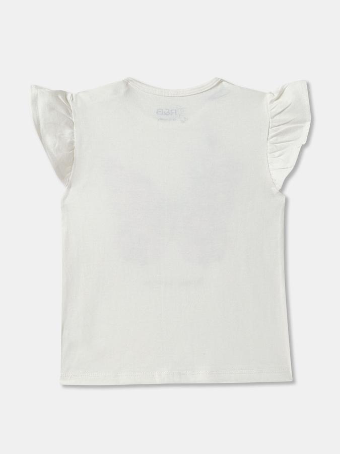 Baby Girls Graphic Print Pure Cotton Regular T Shirt image number 1