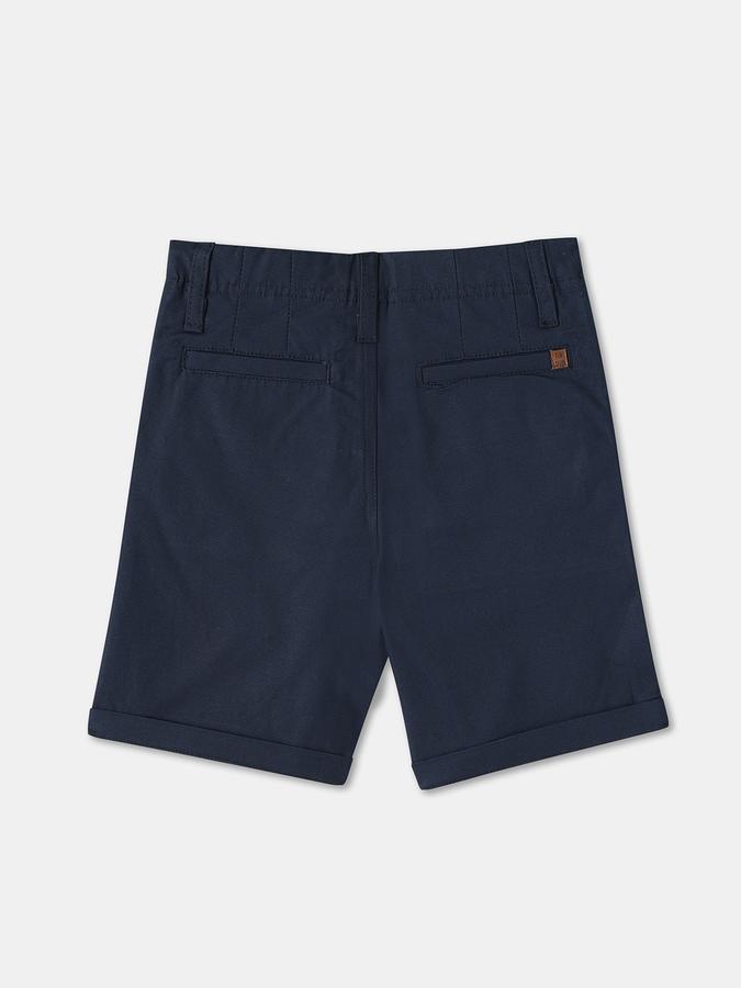 Boys Cotton Regular Fit Mid Waist Woven Shorts