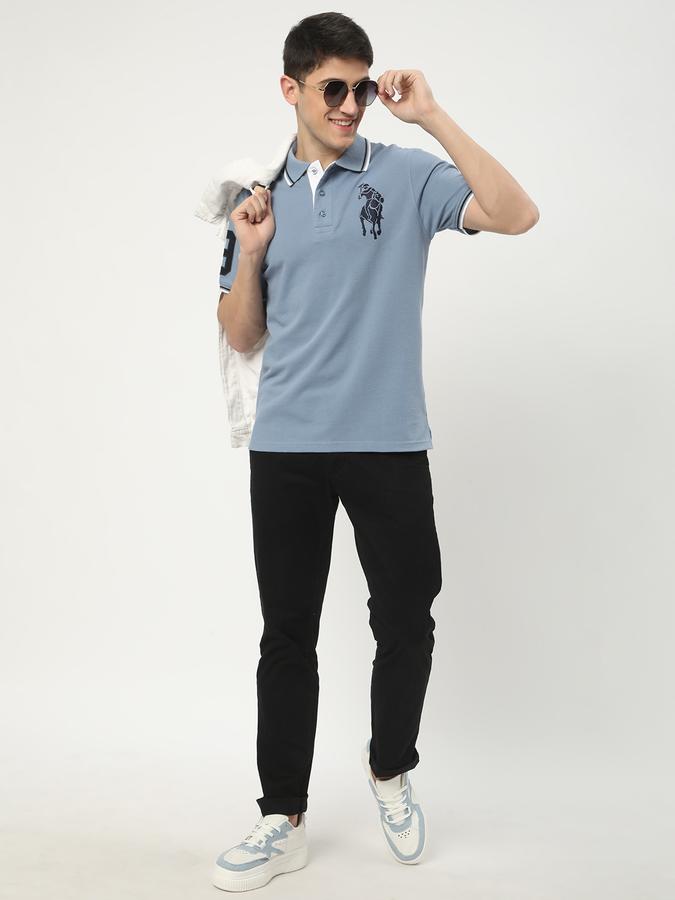Men Regular Fit Polo T-Shirt image number 1