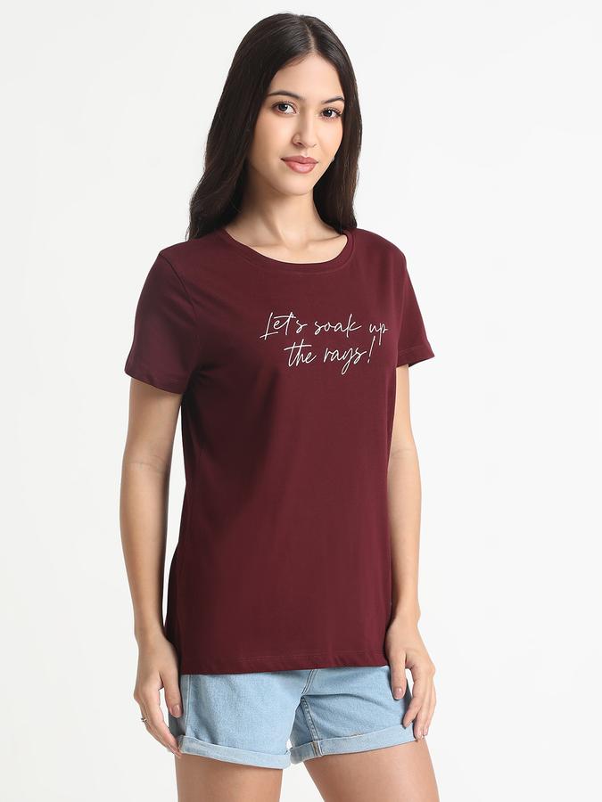 ROUND NECK GRAPHIC PRINTED TEE data-index=