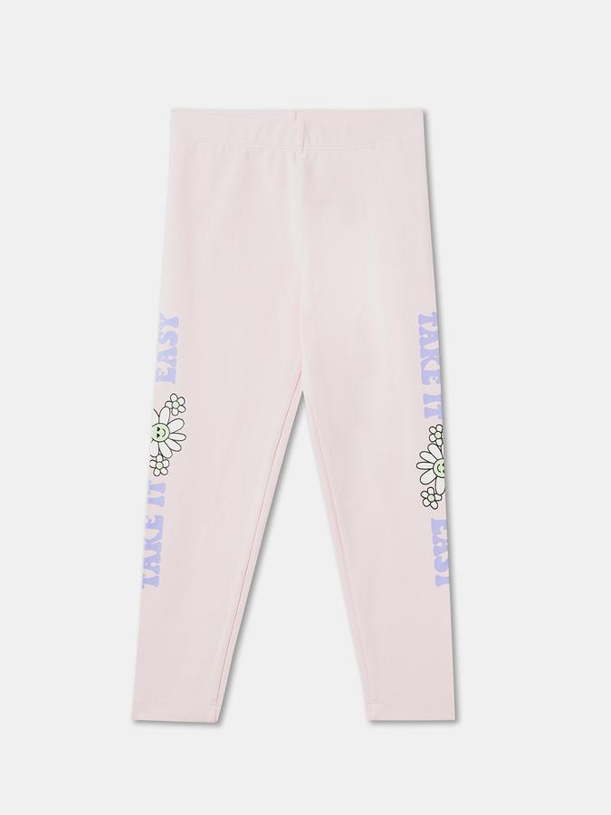 R&B Girl's All Over Printed Legging Multipack image number 2