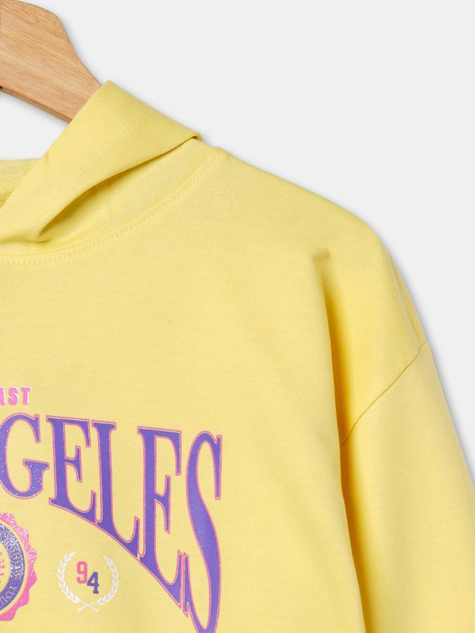 R&B Girls Yellow Sweatshirt image number 2