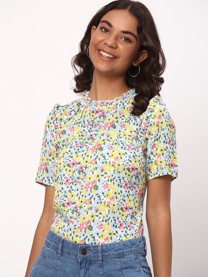 Women Printed Regular Fit Top
