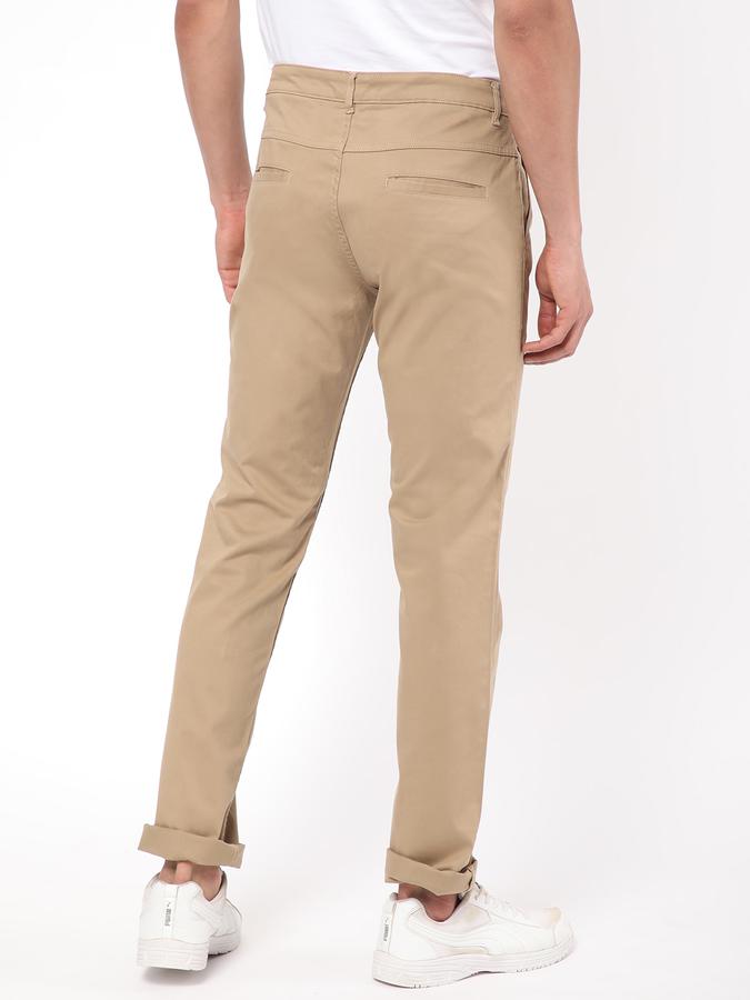 R&B Men Beige Trousers image number 2