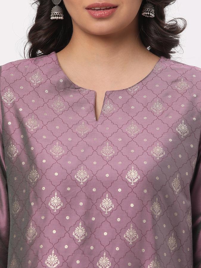 Women Floral Print Straight Kurta image number 3