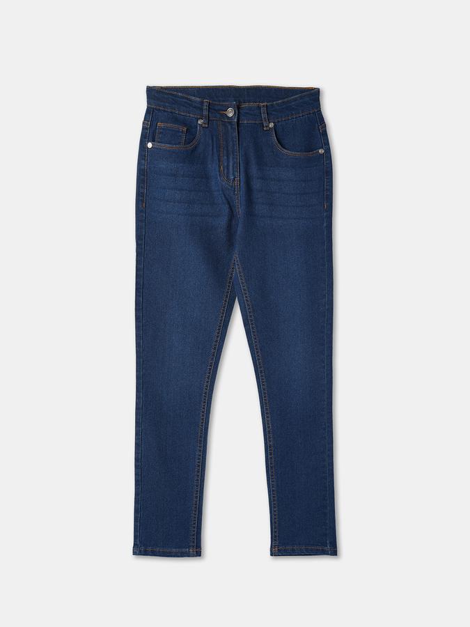 Girls Mid-Rise Straight Fit Jeans image number 0