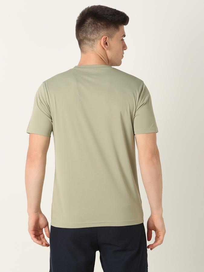 Men Printed Regular Fit Round-Neck T-Shirt image number 3
