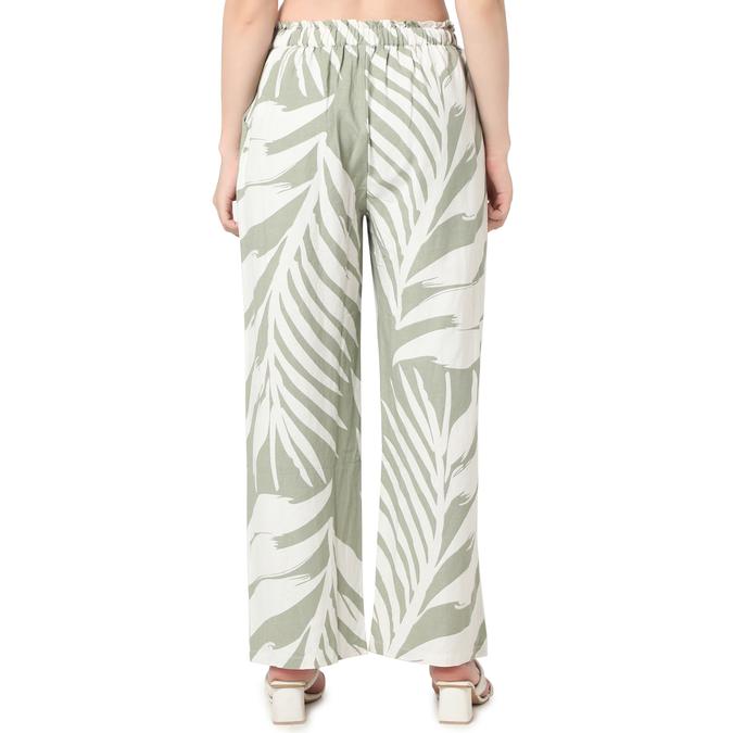 R&B Women Sage Leaf Print Co-ord Set