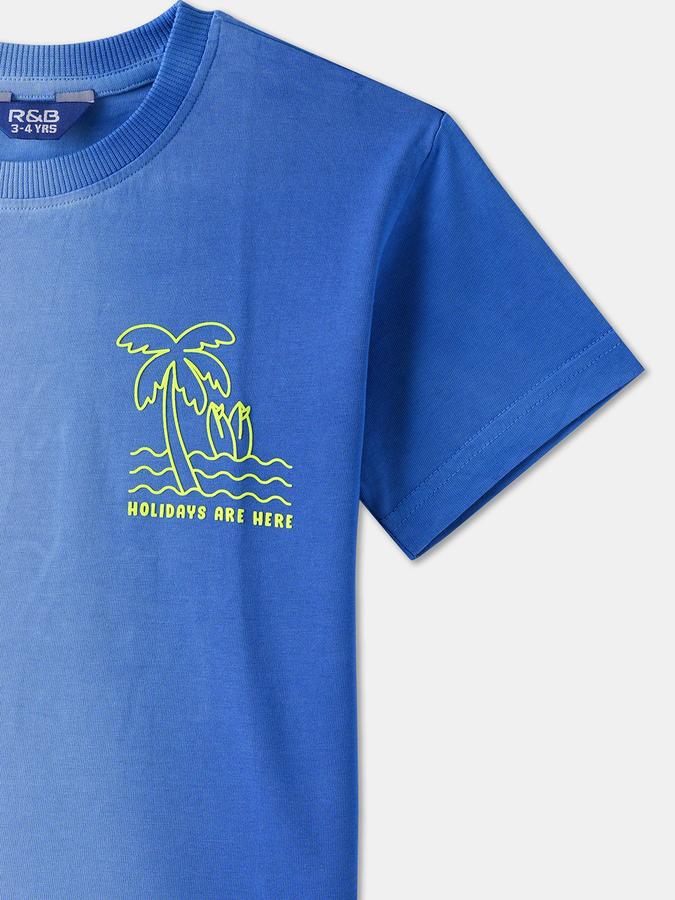 R&B Boys' Multi Printed T-Shirt