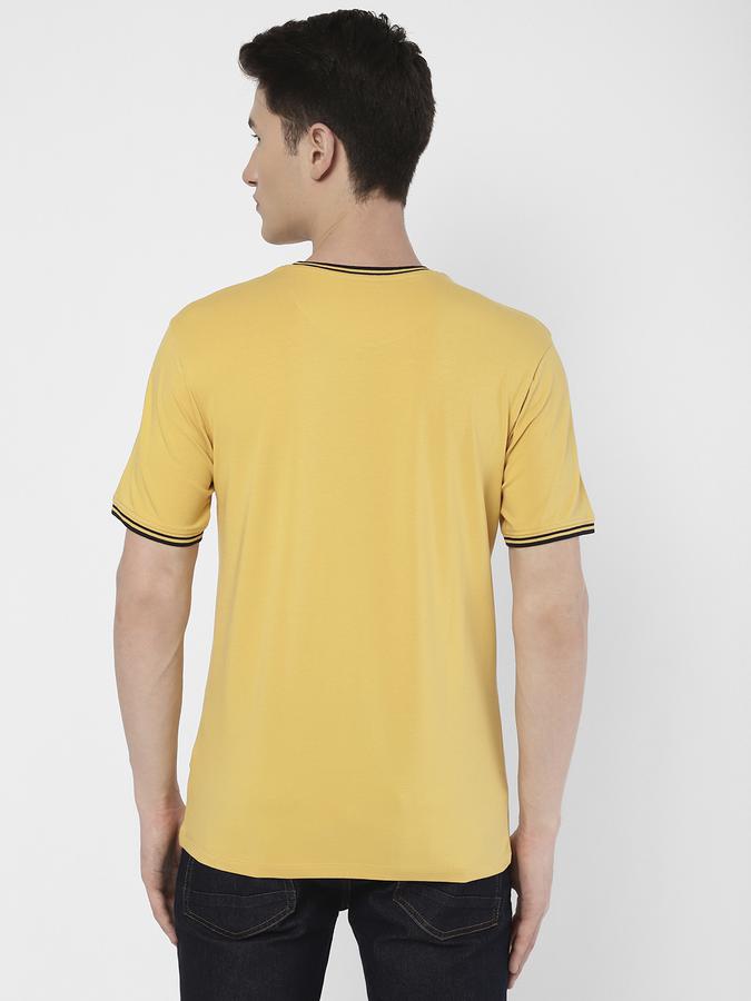 R&B Men Yellow T-Shirt image number 2
