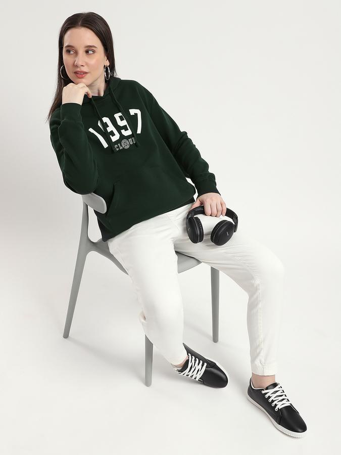 R&B Women Alpine Typography Print Hoodie