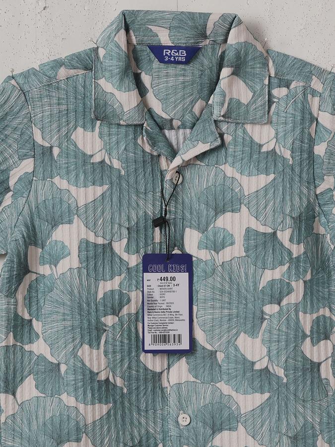 Boys Printed Casual Shirt image number 1