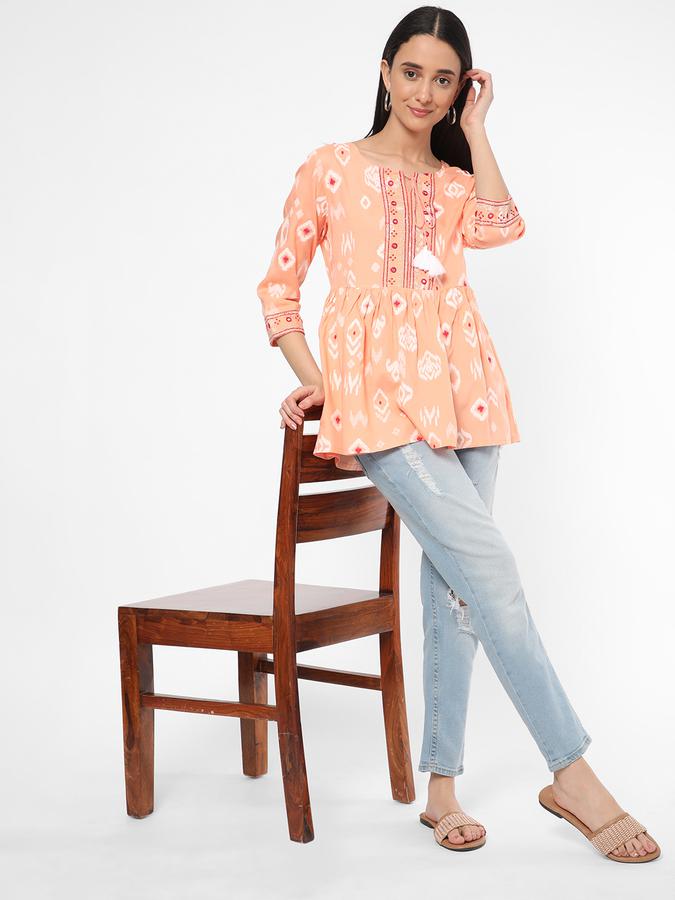R&B Women Peach Tops image number 1