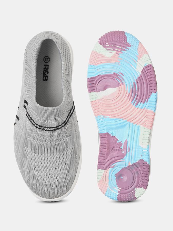 R&B Boys Grey Casual Shoes image number 3