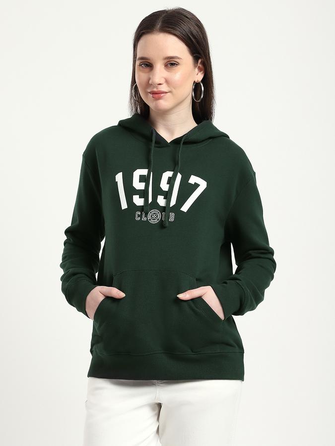 R&B Women Alpine Typography Print Hoodie