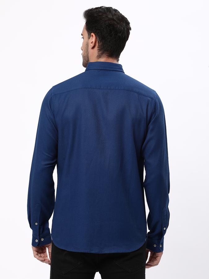 R&B Men Blue Casual Shirts image number 2
