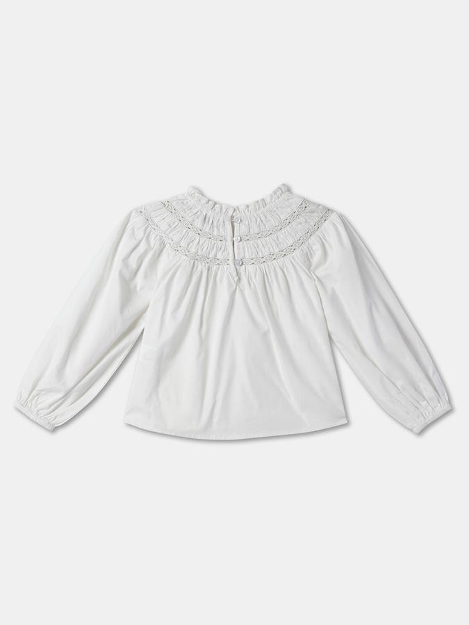 Girls Round-Neck Top with Full-Sleeves image number 1