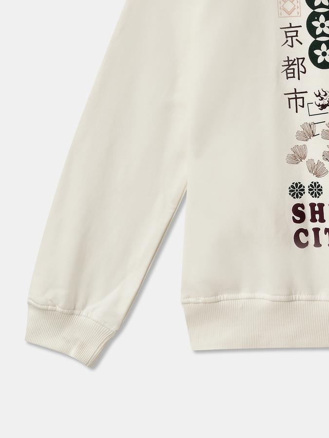 Boys Relaxed Fit Full Sleeve Crew Neck SweaT-Shirt