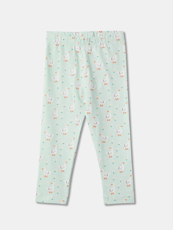 Girls Bird Print Leggings