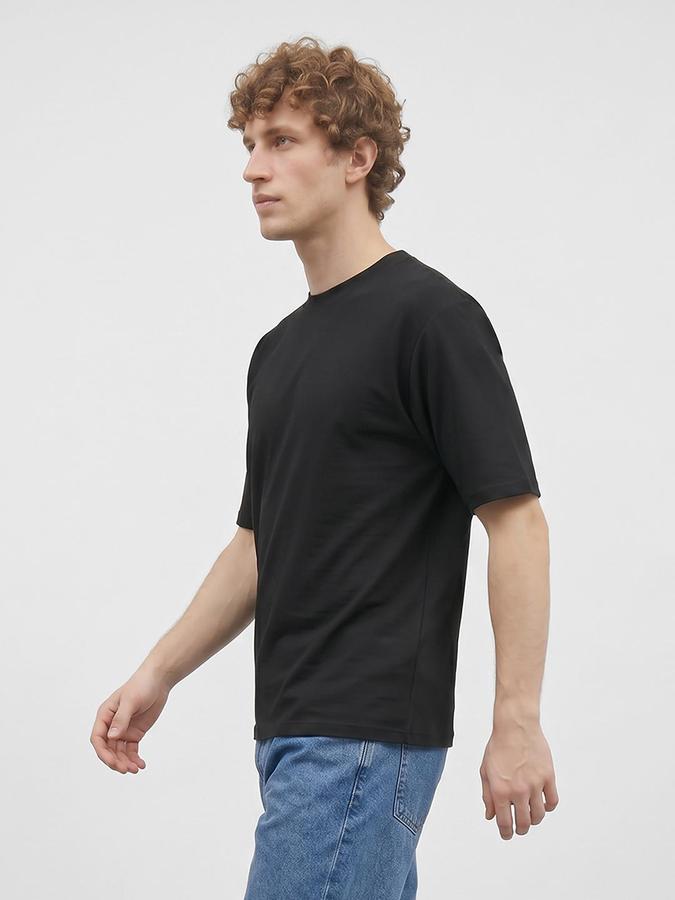 R&B Black Men Solid Short Sleeves Tshirt