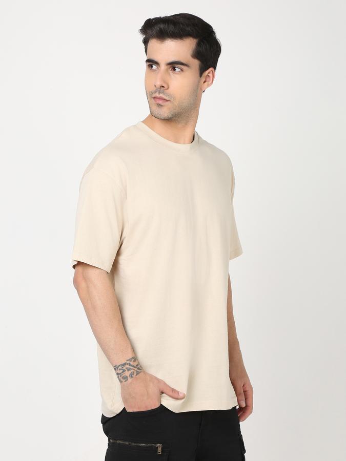 Men Oversized Crew-Neck T-Shirt image number 2