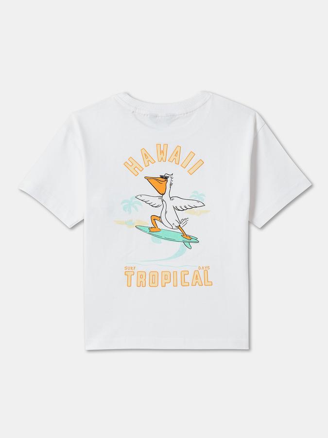 Boys Printed Pure Cotton Regular T Shirt image number 1