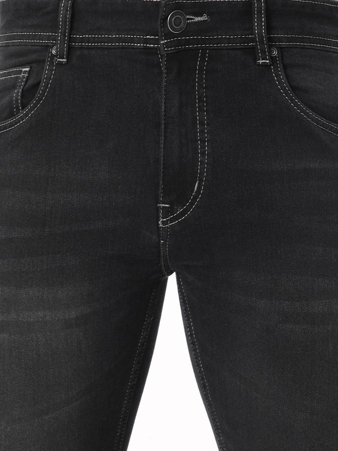R&B Men's Basic Slim Fit Jeans image number 3