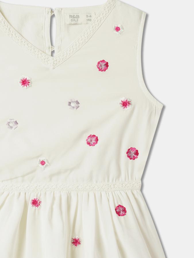 Girls Printed A-Line Dress image number 2