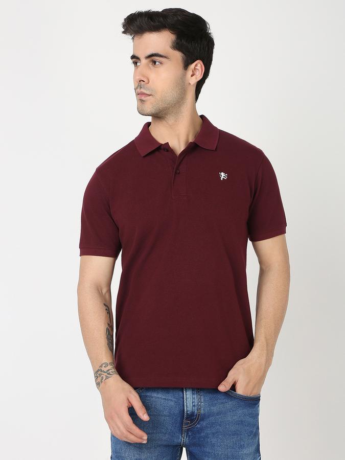 Men Regular Fit Polo T-Shirt image number 0
