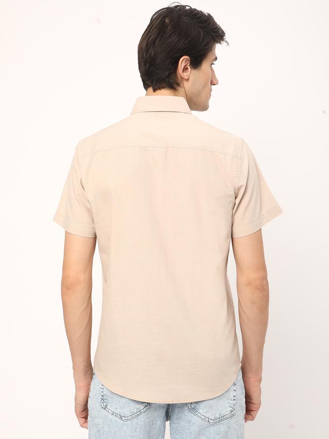 Men Regular Fit Cutaway Collar Shirt image number 2