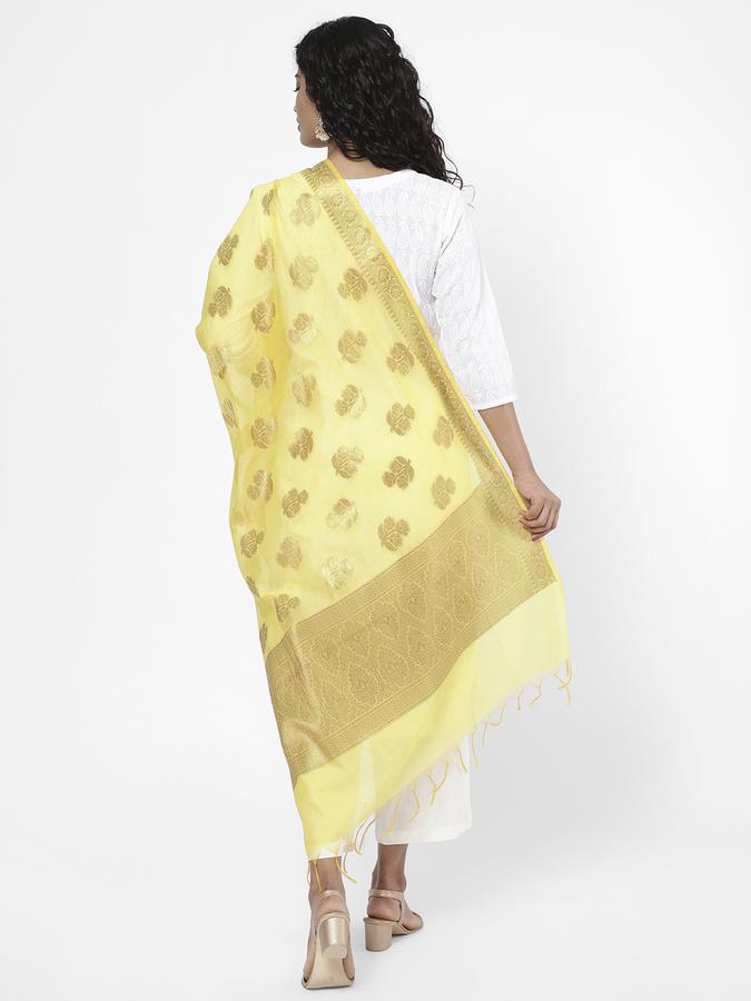 R&B Women Yellow Dupattas image number 2