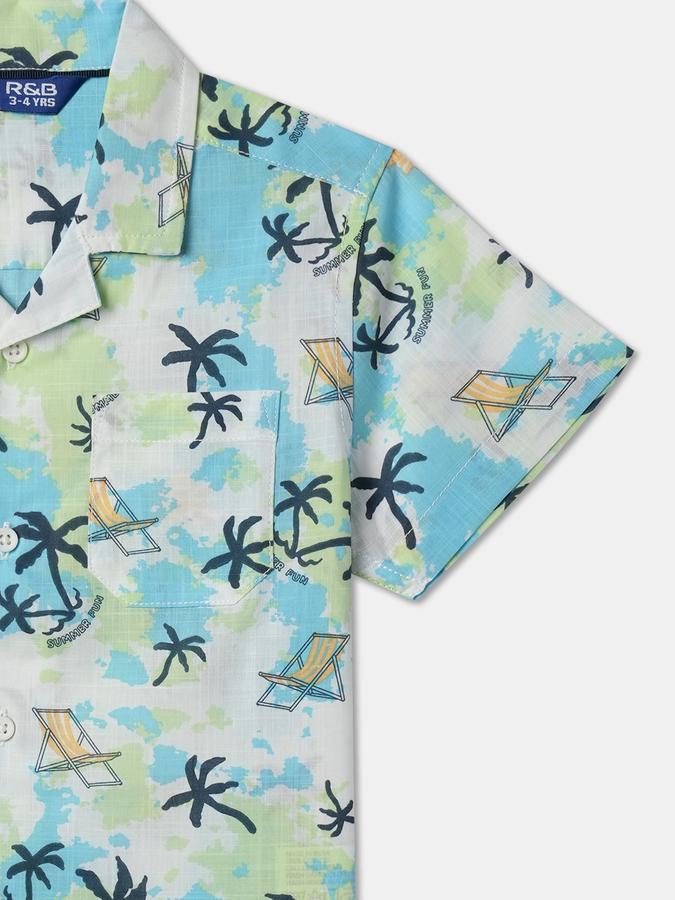 Boys Printed Regular Fit Shirt image number 2