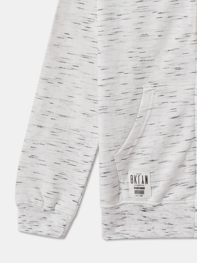 Boys Cotton Hooded Zip Up Graphic Print Jacket