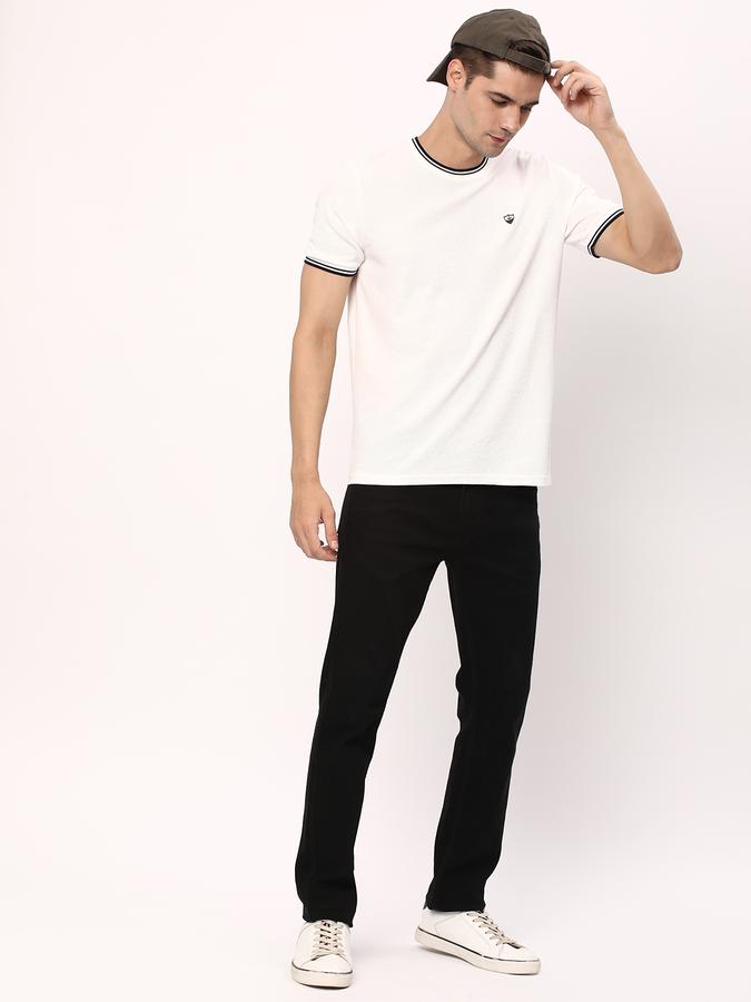 R&B Men's Solid Structured T-Shirt image number 1